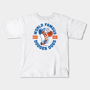 World Famous Dodger Dogs Kids T-Shirt